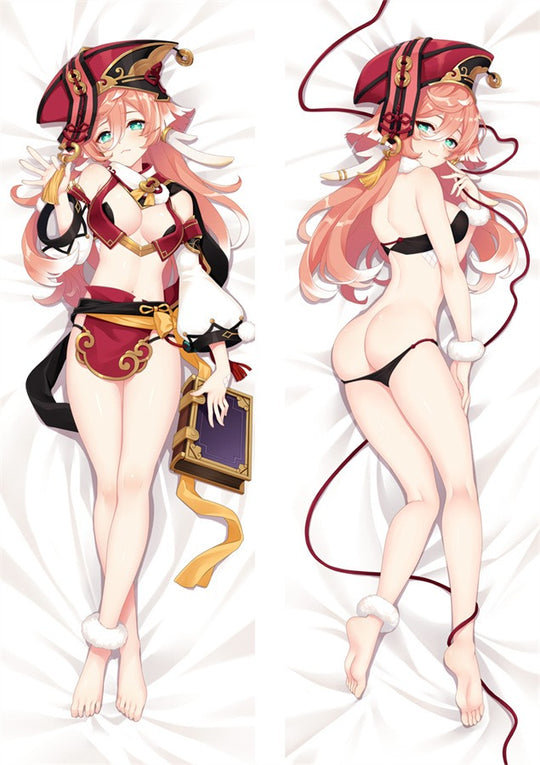 Yanfei schwarzer Bikini Dakimakura