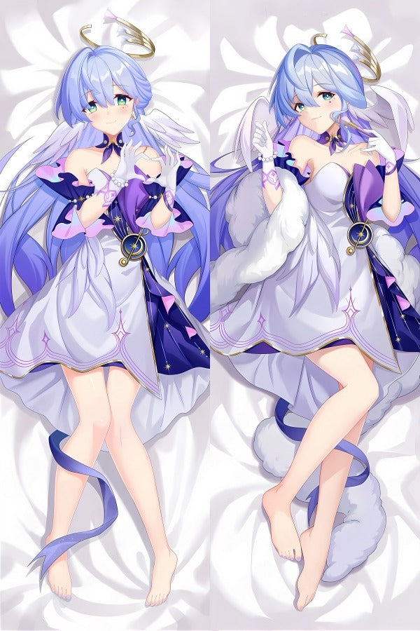 Robin Heiligenschein und Flügel Kleid Dakimakura