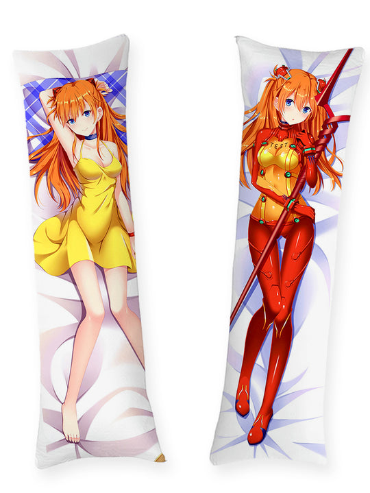 Asuka Langley Plugsuit und Sommerkleid Dakimakura