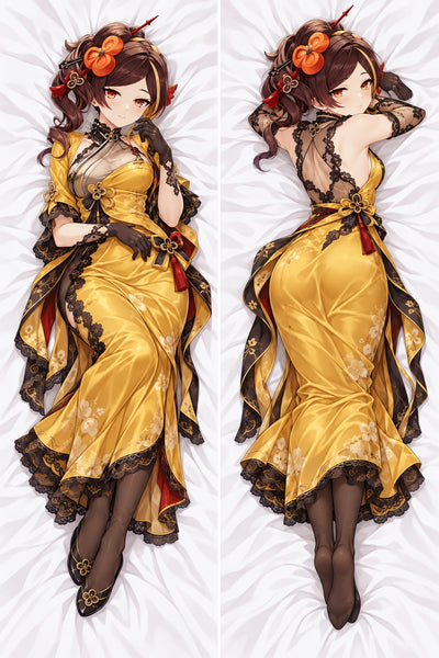Chiori goldenes Seidenkleid Dakimakura