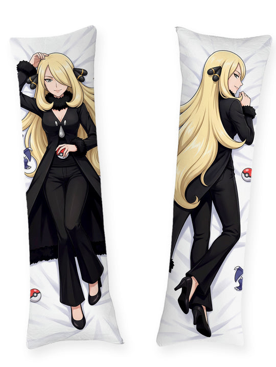 Cynthia Pokemon Champion schwarzer Mantel Dakimakura