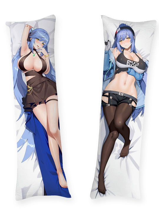 Essex schwarzes Crop Top Dakimakura