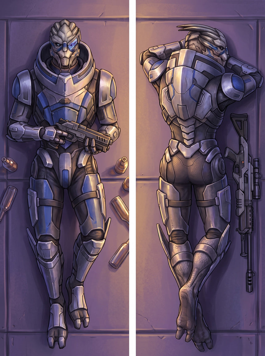 Garrus Flaschen auf dem Dach Dakimakura