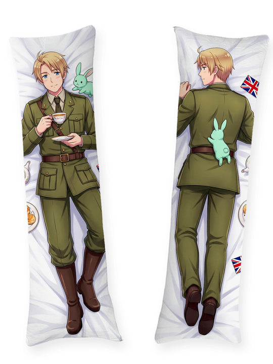 Hetalia England Uniform mit Tee und Scones Dakimakura