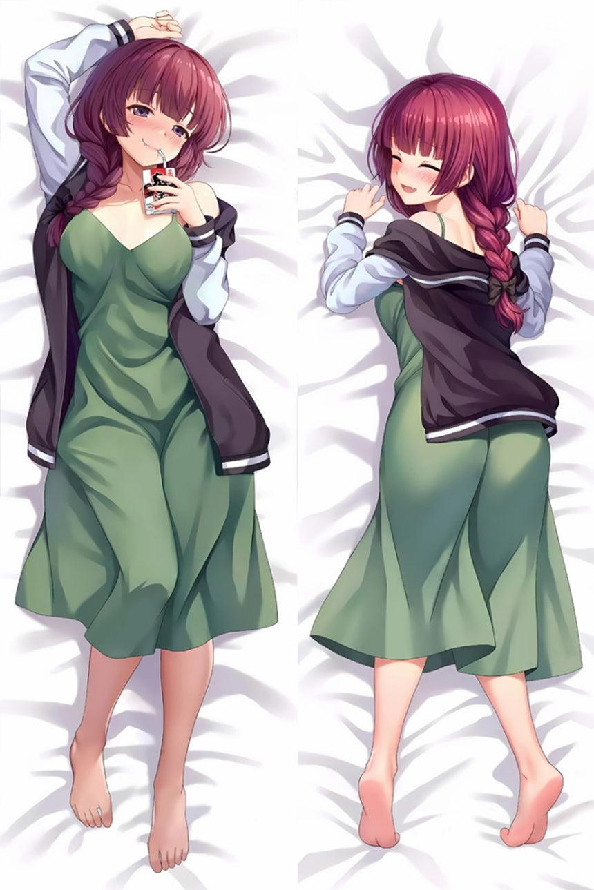 Kikuri Hiroi grünes Kleid Dakimakura