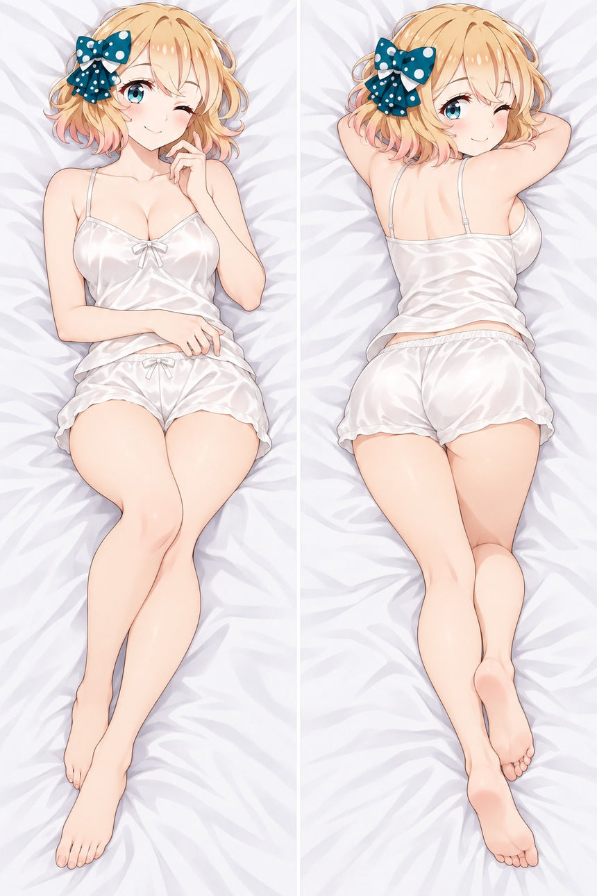 Mami Nanami White Satin Set Body Pillow