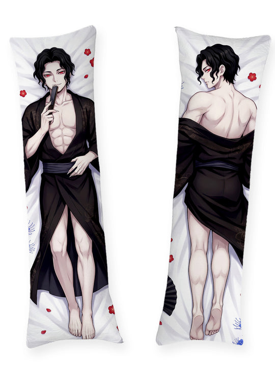 Muzan locker gebundener schwarzer Kimono Dakimakura