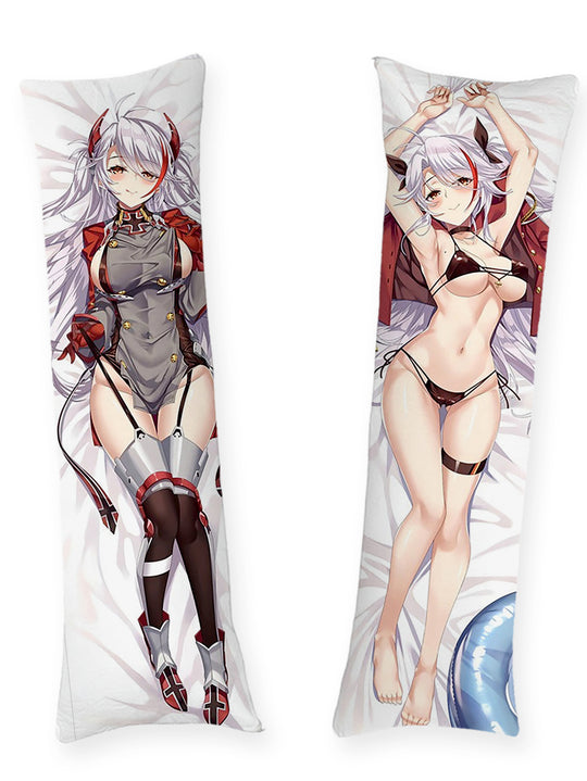 Prinz Eugen graue Uniform und schwarzer Bikini Dakimakura