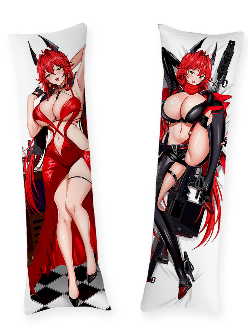 Red Hood Nikke rotes Trägerkleid Dakimakura