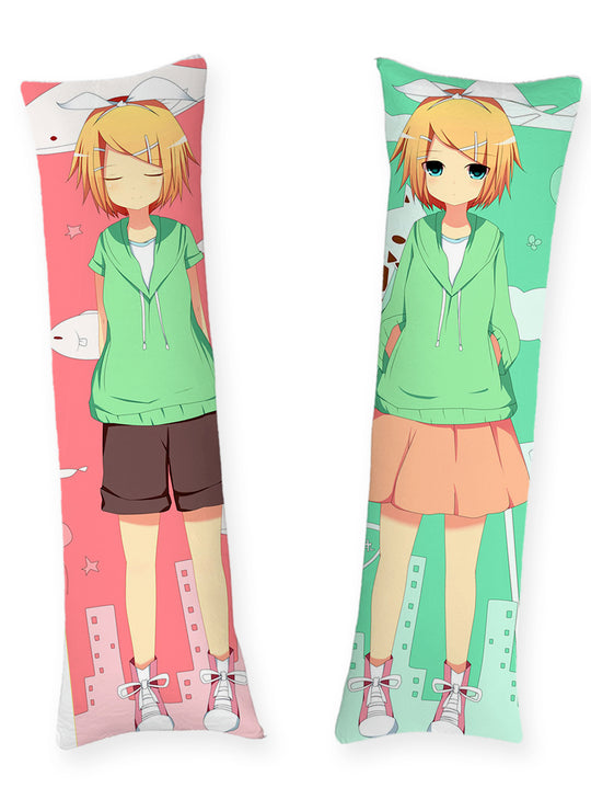Rin Kagamine grüner Hoodie Dakimakura