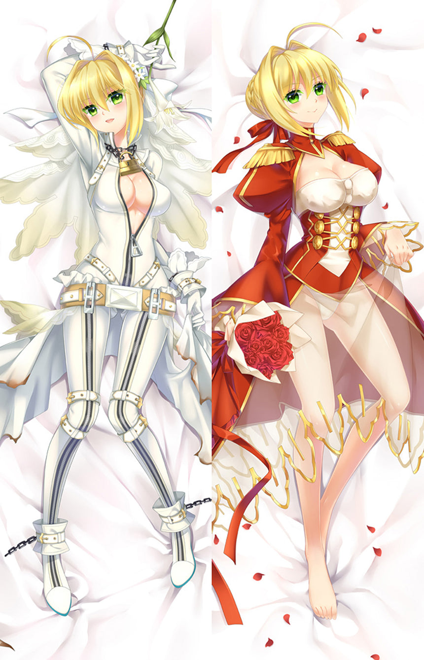 Nero Claudius Braut und rotes Kleid Dakimakura