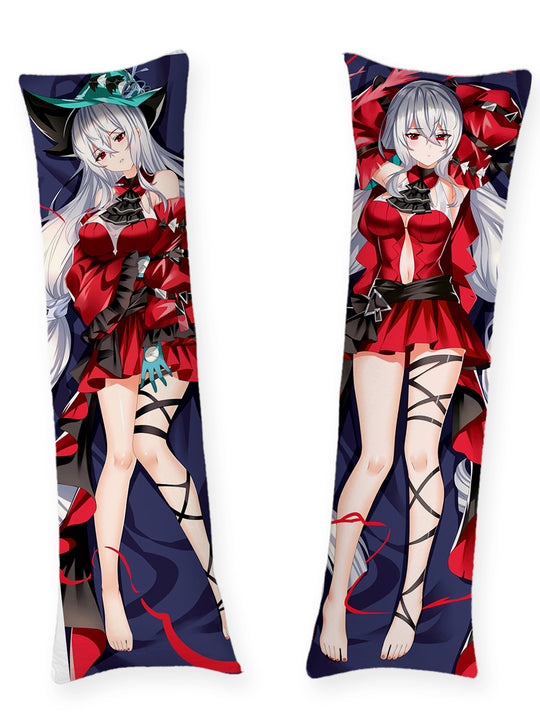 Skadi purpurrotes Kleid Dakimakura