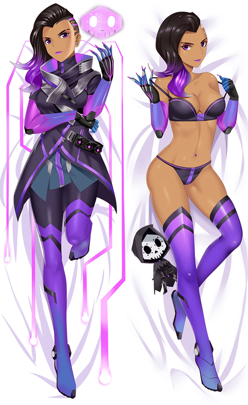 Sombra lila Hackerin Dakimakura