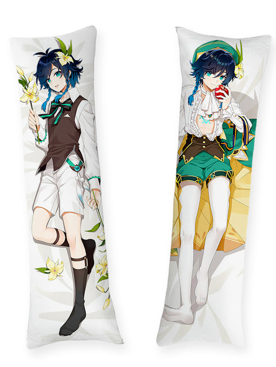 Venti weißes Hemd und Lilien Dakimakura