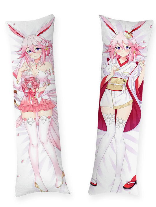 Yae Sakura Brautkleid und Kimono Dakimakura