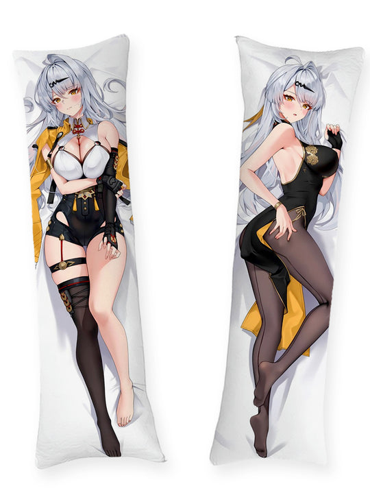 Yixuan gelbe Jacke und schwarzes Qipao Dakimakura