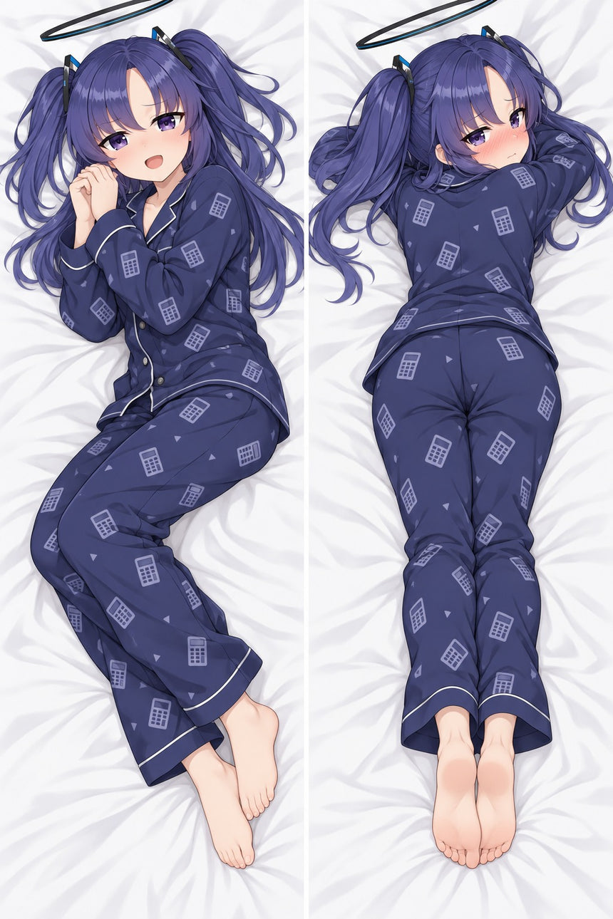 Yuuka Calculator Pajamas Body Pillow