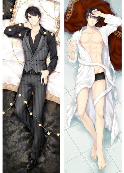Victor Nadelstreifenanzug und Bademantel Dakimakura