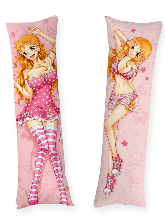 Nami rosa Outfit Dakimakura: Mockup
