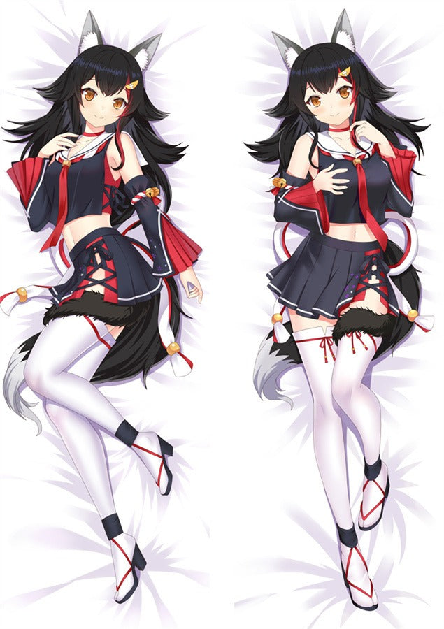 Ookami Mio schwarzes Wolf Outfit Dakimakura