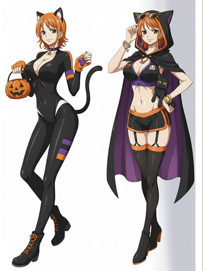 Nami Halloween Body Pillow