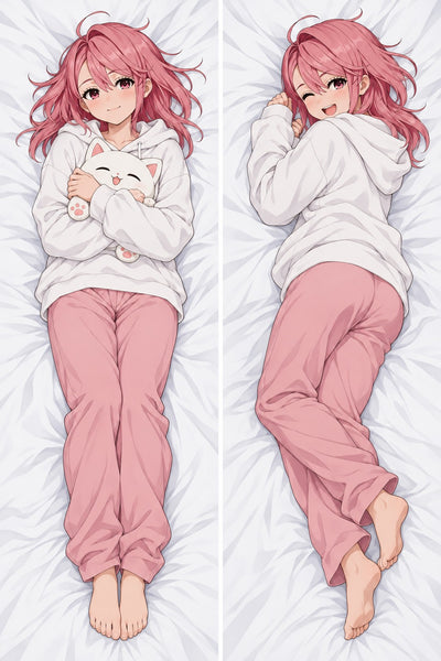 Aira weißer Hoodie Dakimakura