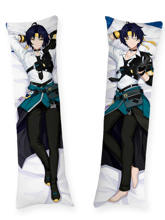 Asaba Harumasa petrolfarbener Mantel Dakimakura