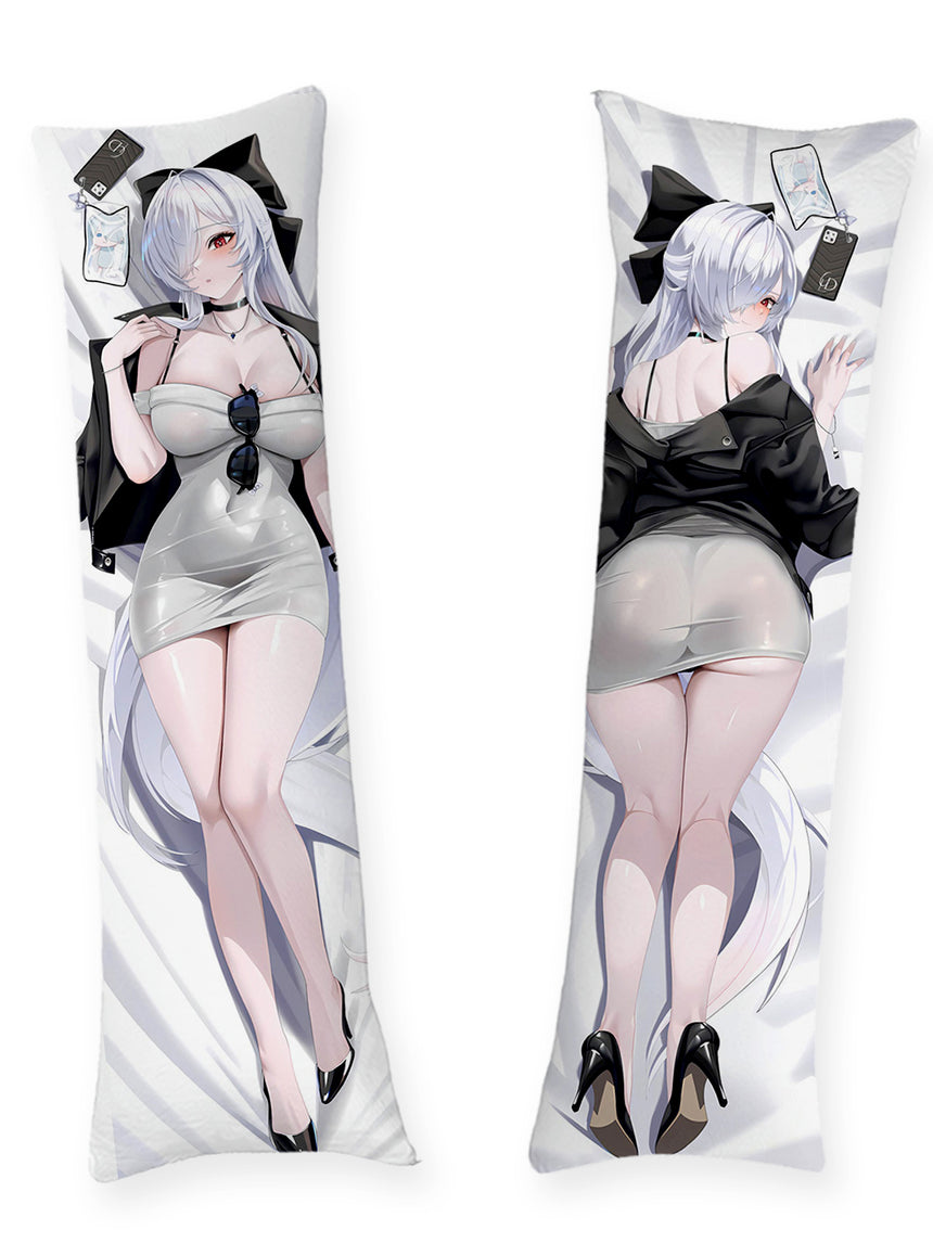 Cinderella Nikke silbernes Kleid Dakimakura