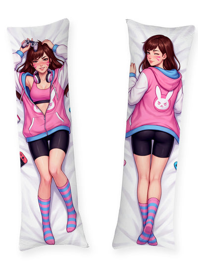 D.Va offener Gamer Hoodie Dakimakura