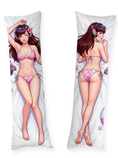 D.Va pinker Bunny Bikini Dakimakura