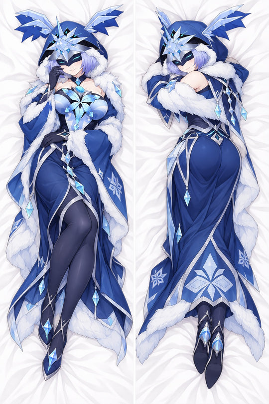 Fatui Cryo Cicin Mage Frost Mage Gown Body Pillow