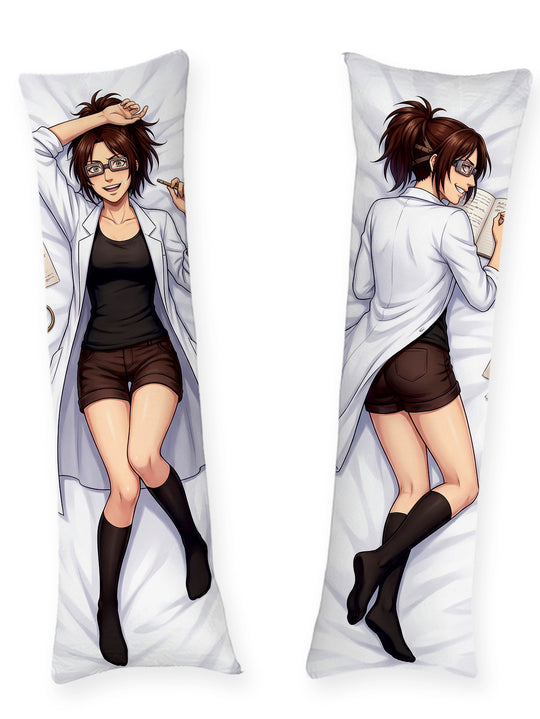 Hange Zoe Laborkittel und Tanktop Dakimakura