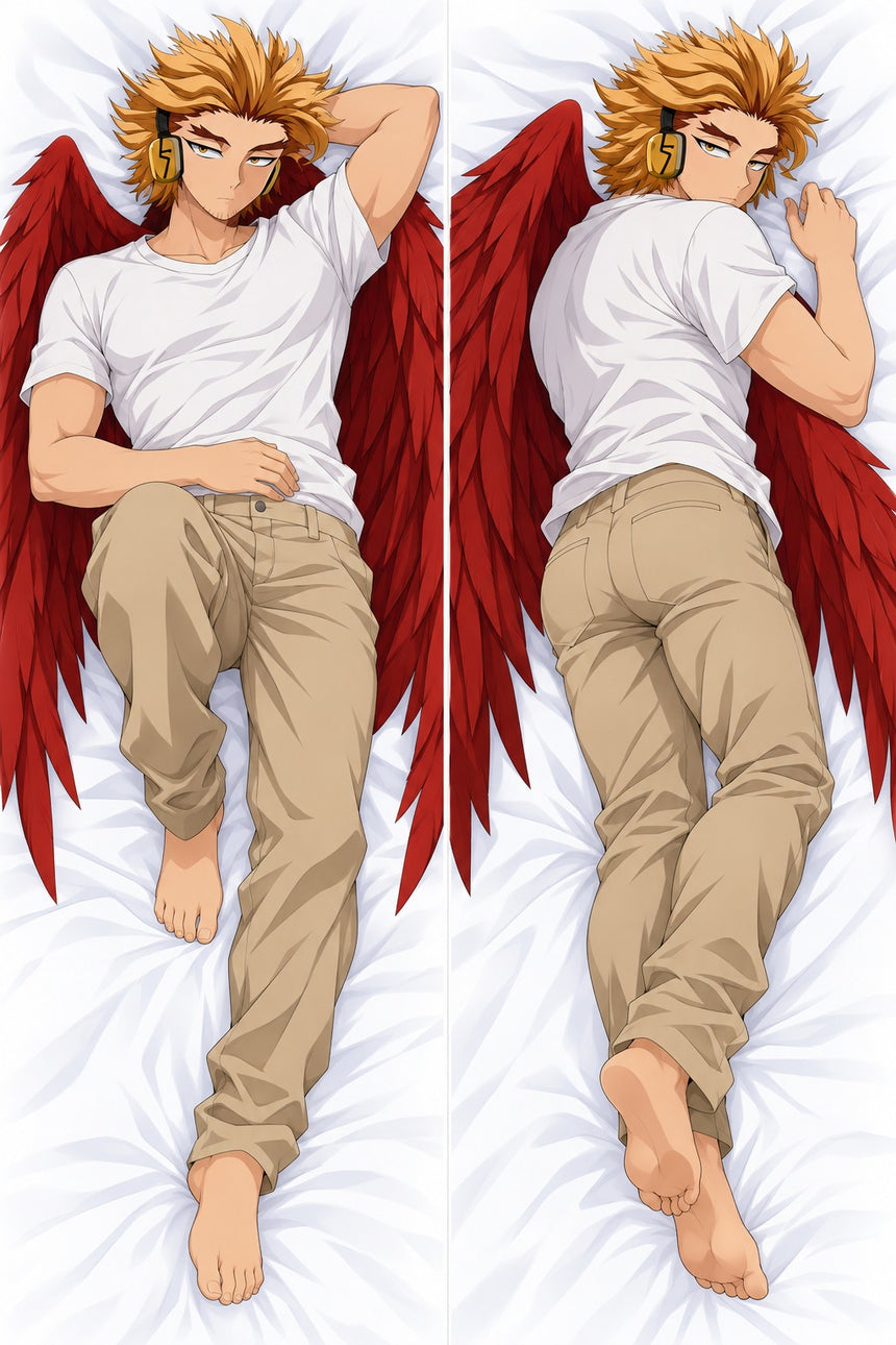 Hawks White Tee Body Pillow