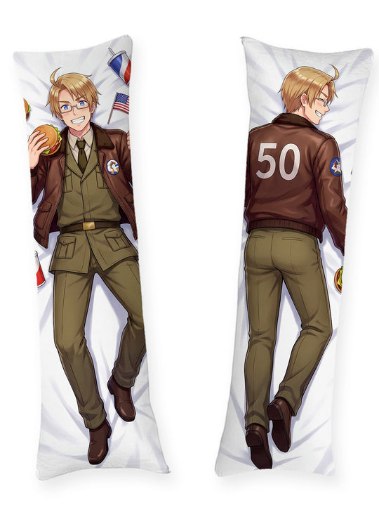 Hetalia America Bomberjacke und Hamburger Dakimakura