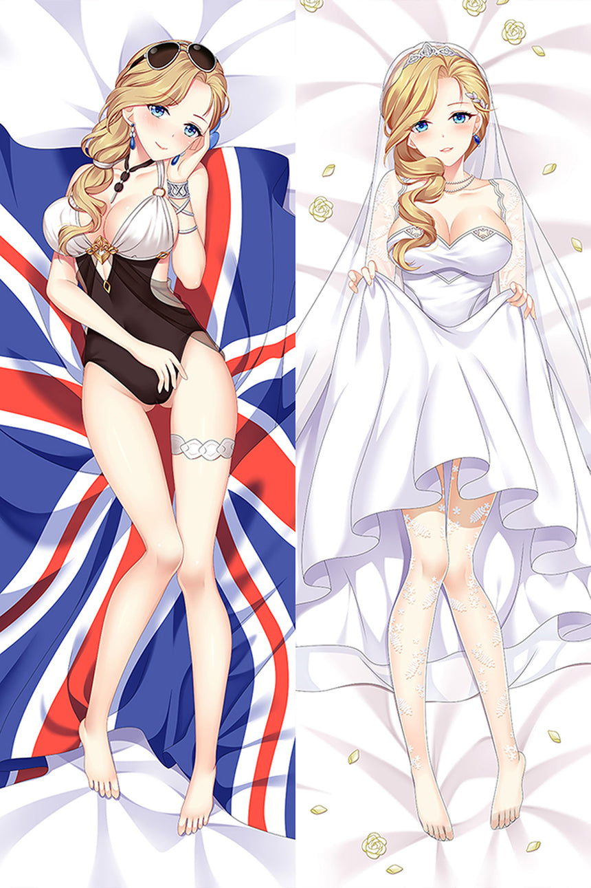 Hood Union Jack Badeanzug Dakimakura