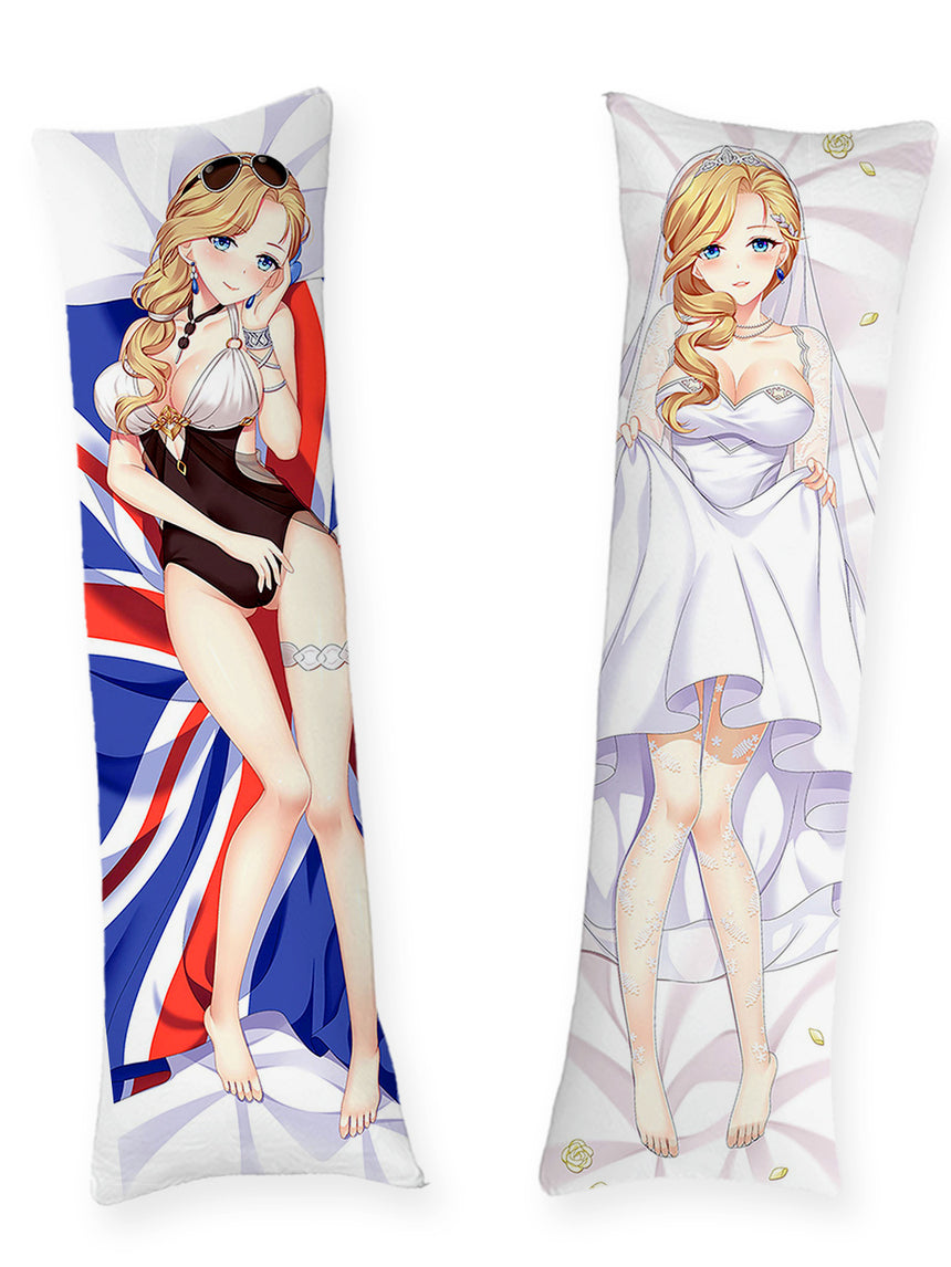 Hood Union Jack Badeanzug Dakimakura