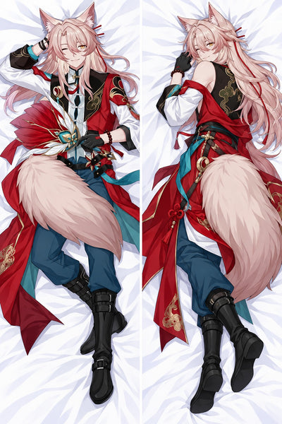 Jiaoqiu roter Mantel Dakimakura