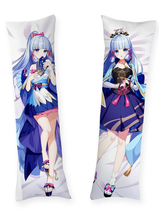 Kamisato Ayaka blauer Kimono Dakimakura