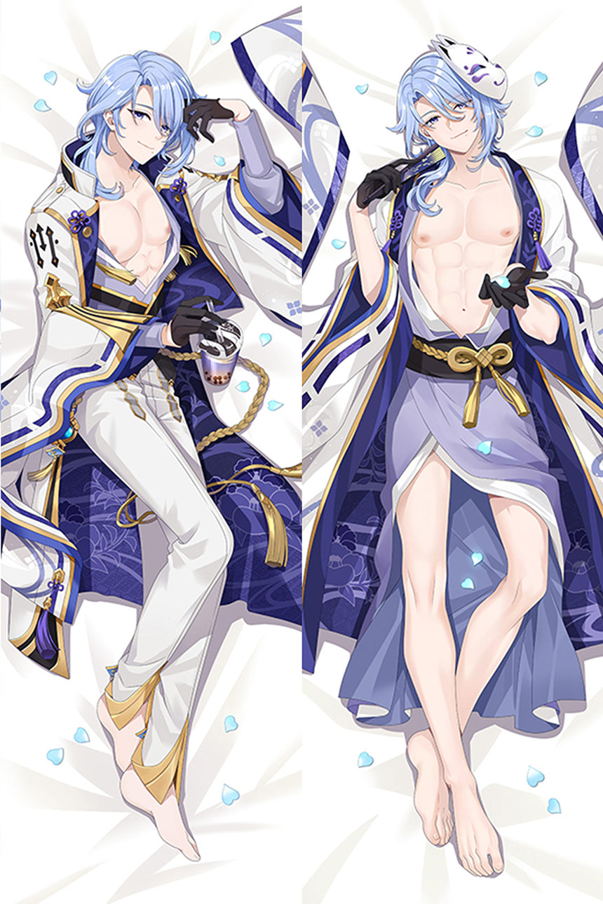 Kamisato Ayato offenes Gewand Dakimakura