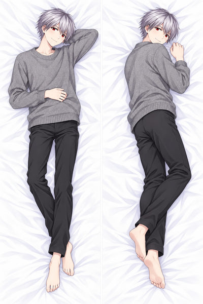 Kaworu Nagisa grauer Strickpullover Dakimakura