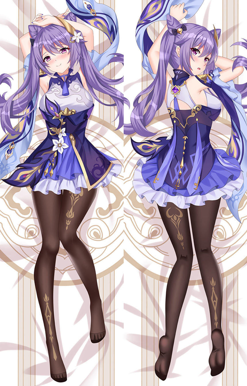 Keqing Lavendel Rüschen Dakimakura