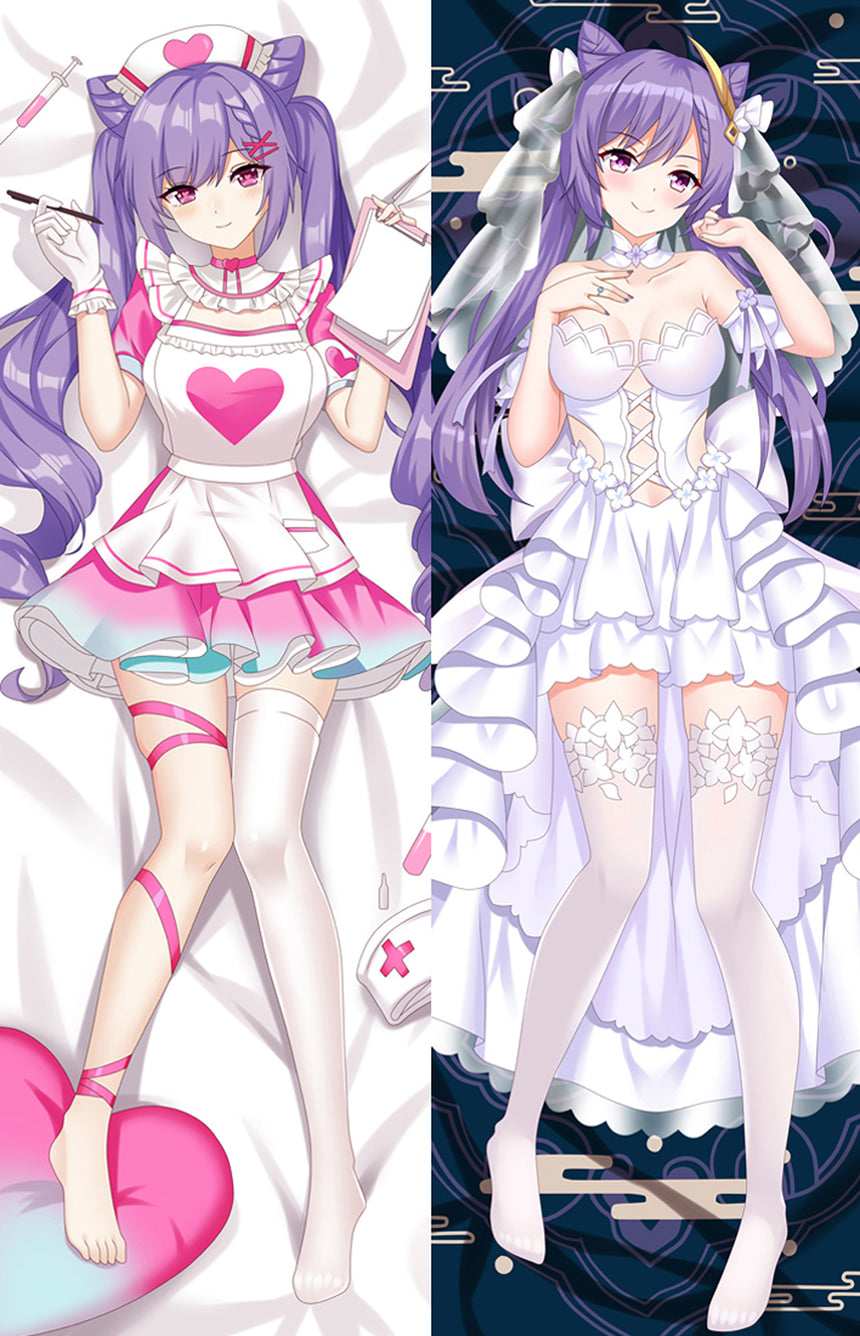 Keqing Krankenschwester und Braut Dakimakura