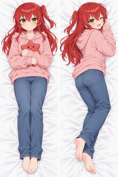 Kita rosa Hoodie Dakimakura