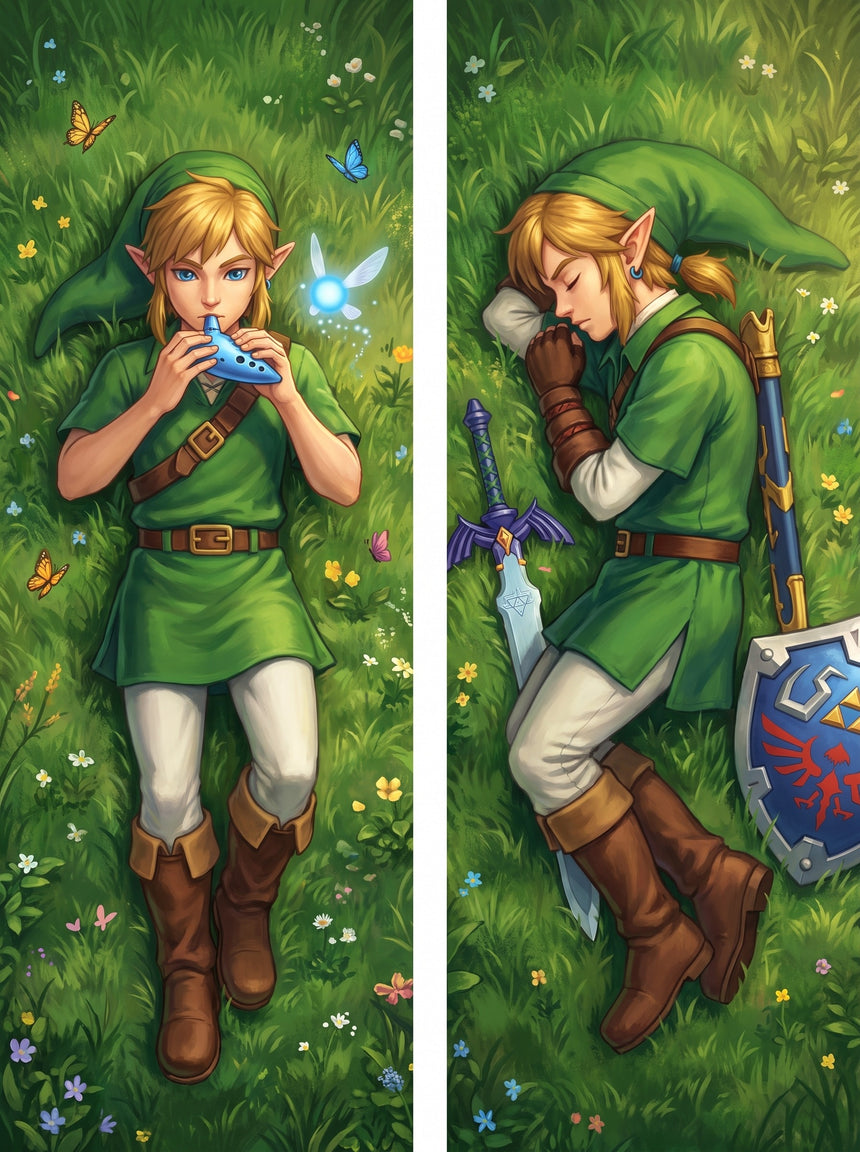 Link Legend of Zelda Ocarina of Time Dakimakura
