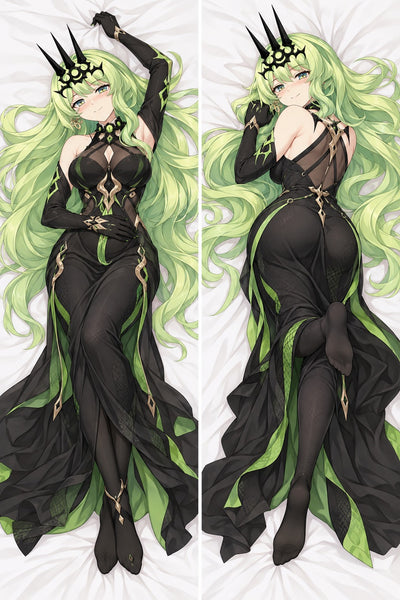 Mobius schwarzgrünes Abendkleid Dakimakura