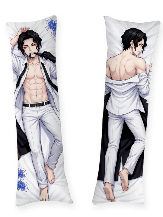 Muzan weißer Anzug mit gelockerter Krawatte Dakimakura