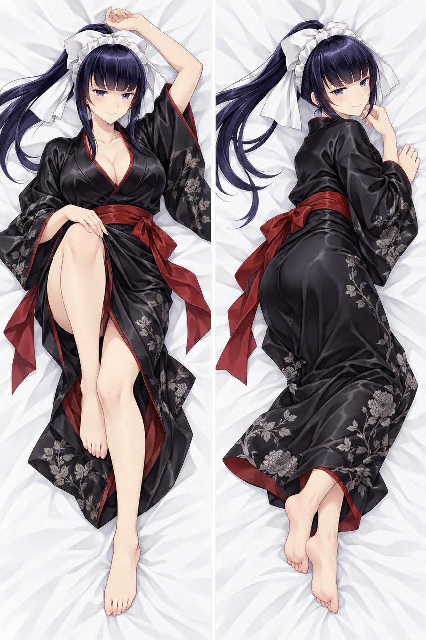 Narberal Gamma Black Robe Body Pillow