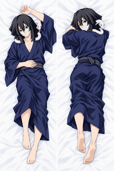 Obanai Iguro dunkelblauer Yukata Dakimakura