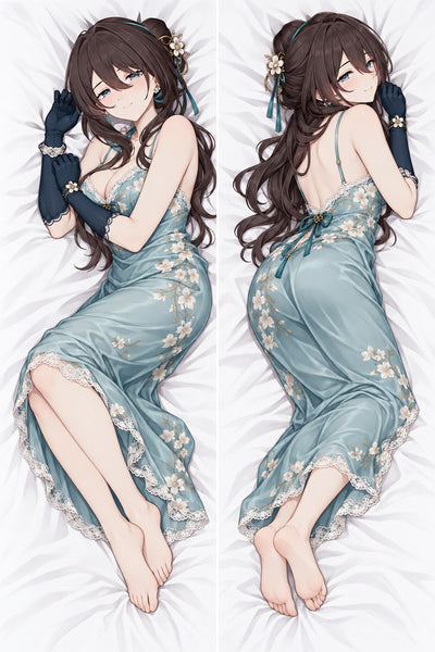 Ruan Mei petrolfarbenes Nachthemd Dakimakura
