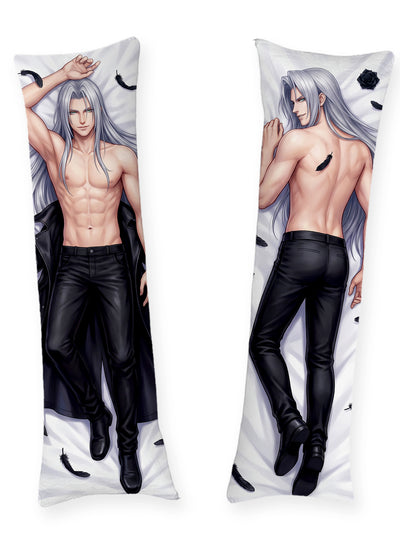 Sephiroth oben ohne schwarze Federn Dakimakura